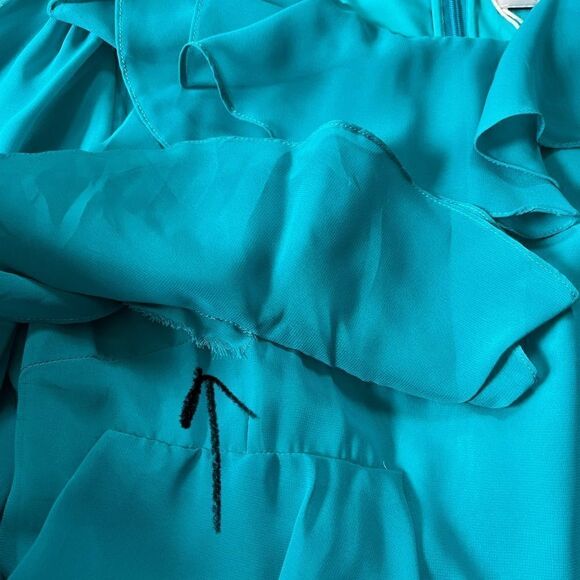 MIKAEL AGHAL Scoop Neck Midi Length Dress 0 - Picture 11 of 12